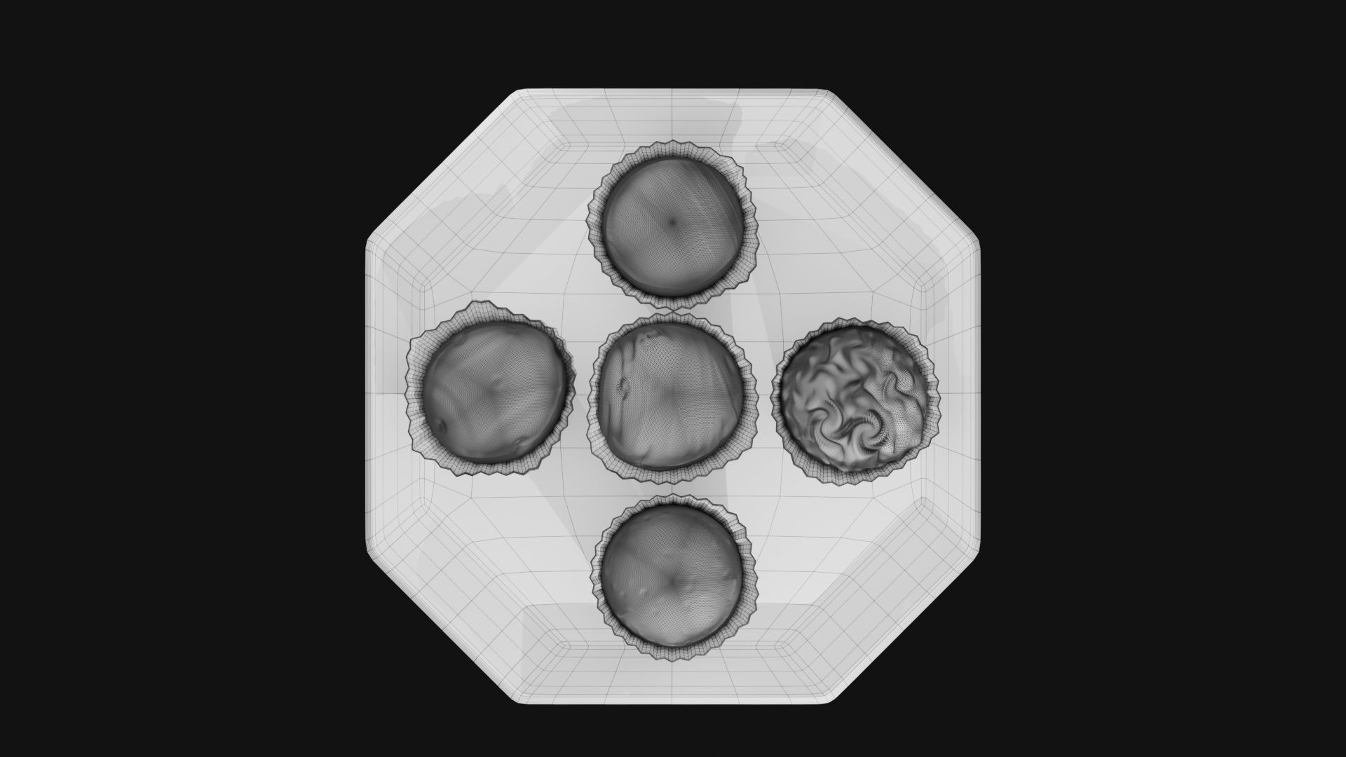 Cup Cake Dish 3D print model_8