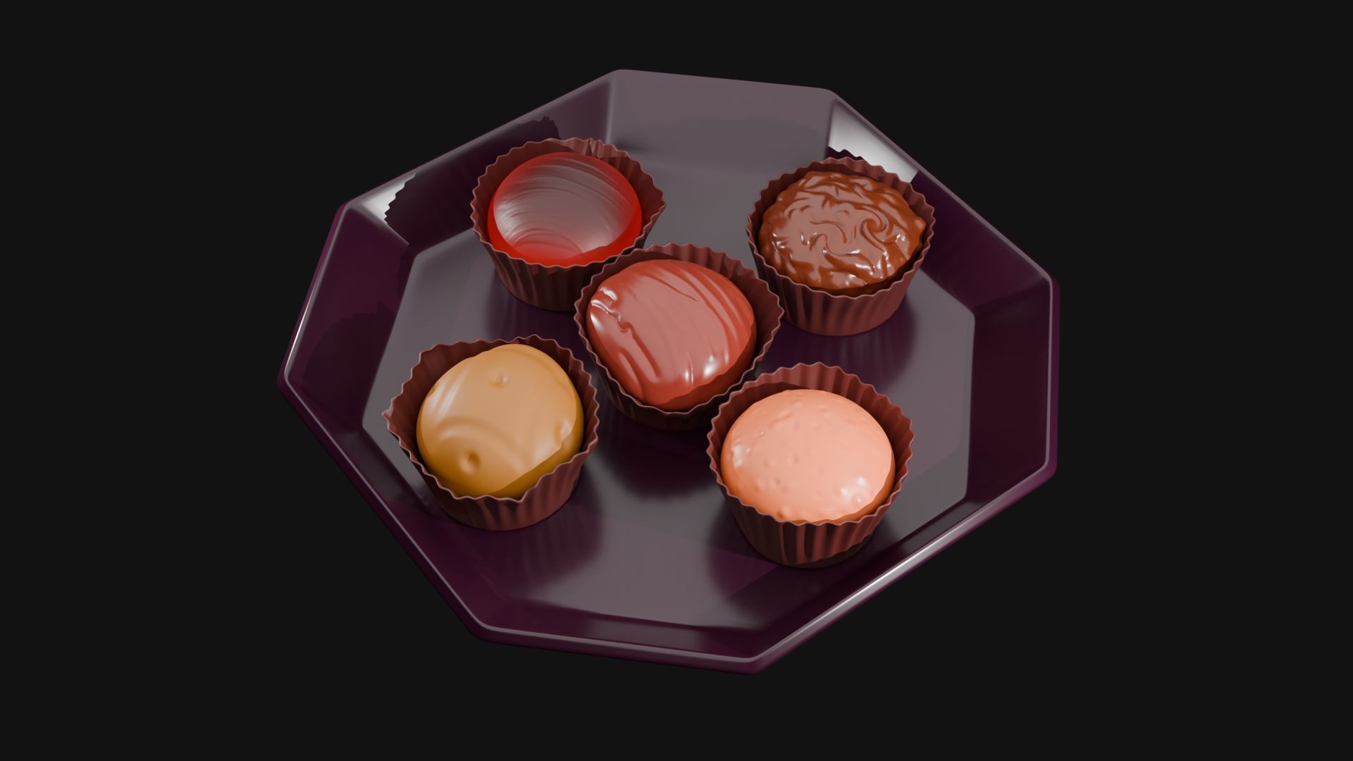 Cup Cake Dish 3D print model_1