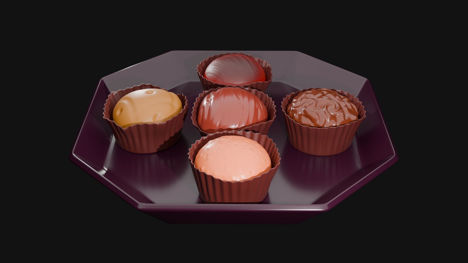 Cup Cake Dish 3D print model_2
