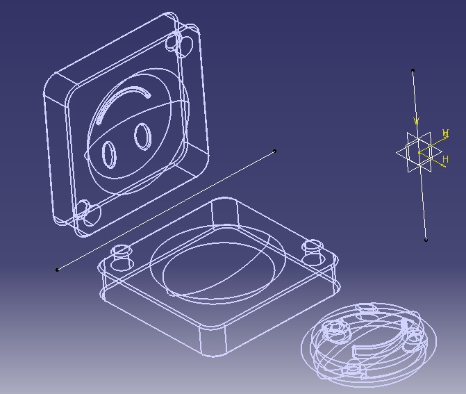 Smiling Face Mold Single 3D print model_22