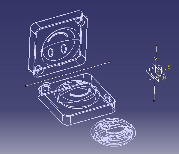 Smiling Face Mold Single 3D print model_10
