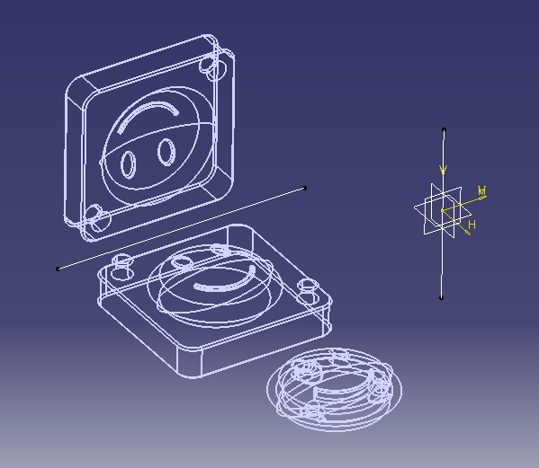 Smiling Face Mold Single 3D print model_16