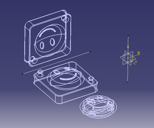 Smiling Face Mold Single 3D print model_18