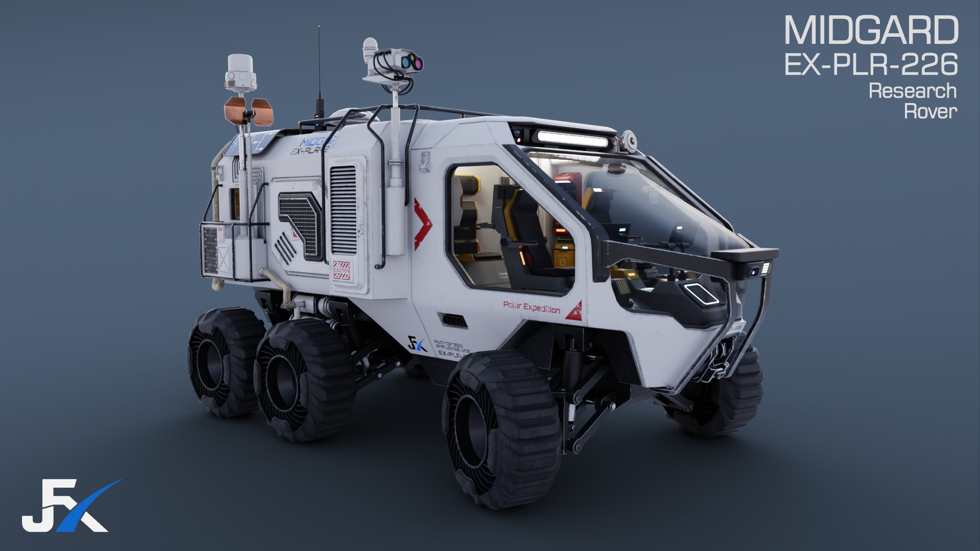 PBR-Unreal-Midgard Expedition Vehicle Rover Low-poly 3D model_16