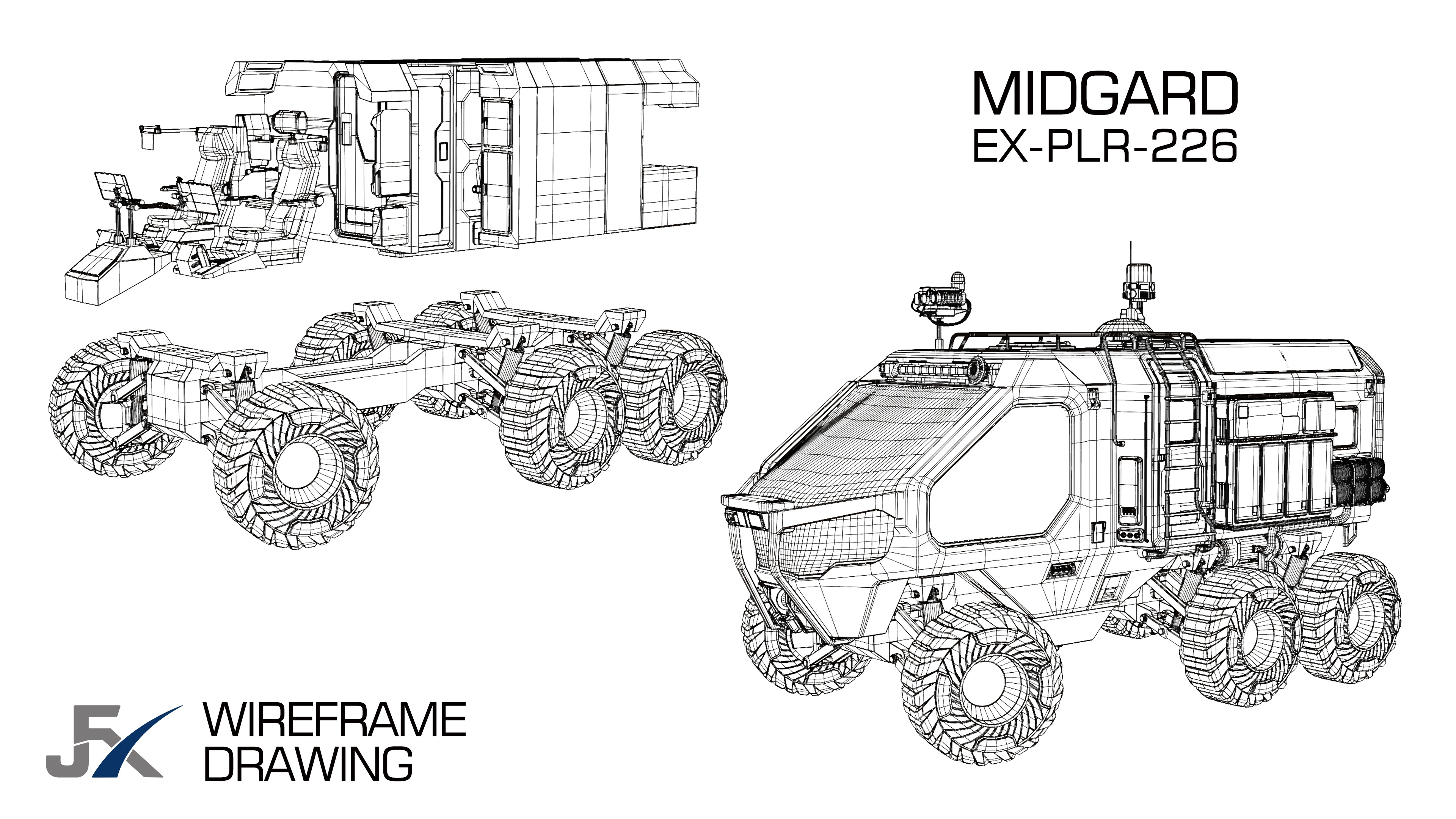 PBR-Unreal-Midgard Expedition Vehicle Rover Low-poly 3D model_24