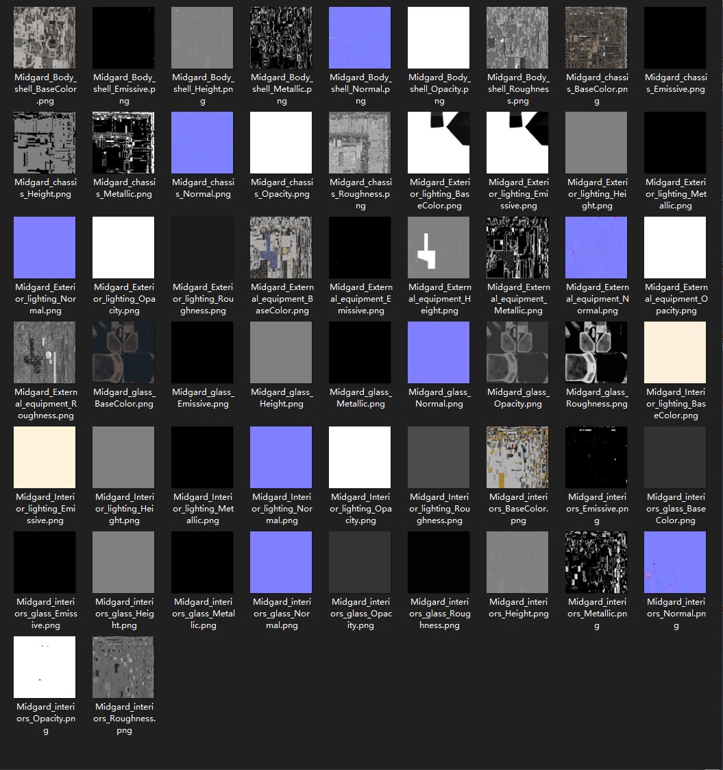 PBR-Unreal-Midgard Expedition Vehicle Rover Low-poly 3D model_28