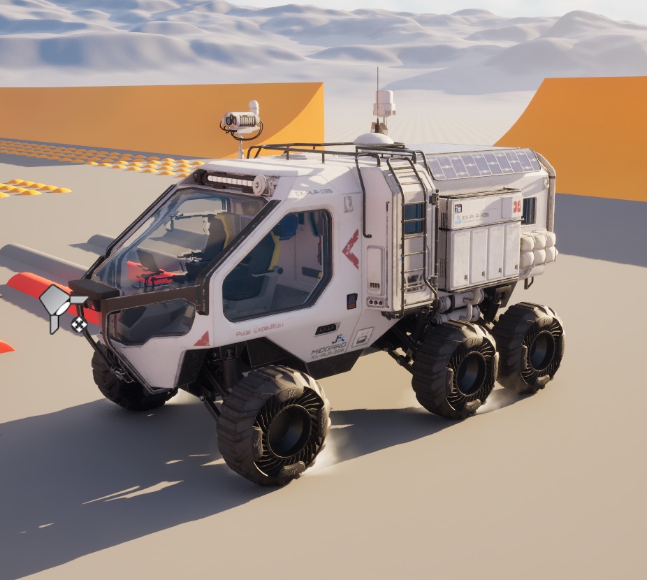 PBR-Unreal-Midgard Expedition Vehicle Rover Low-poly 3D model_34