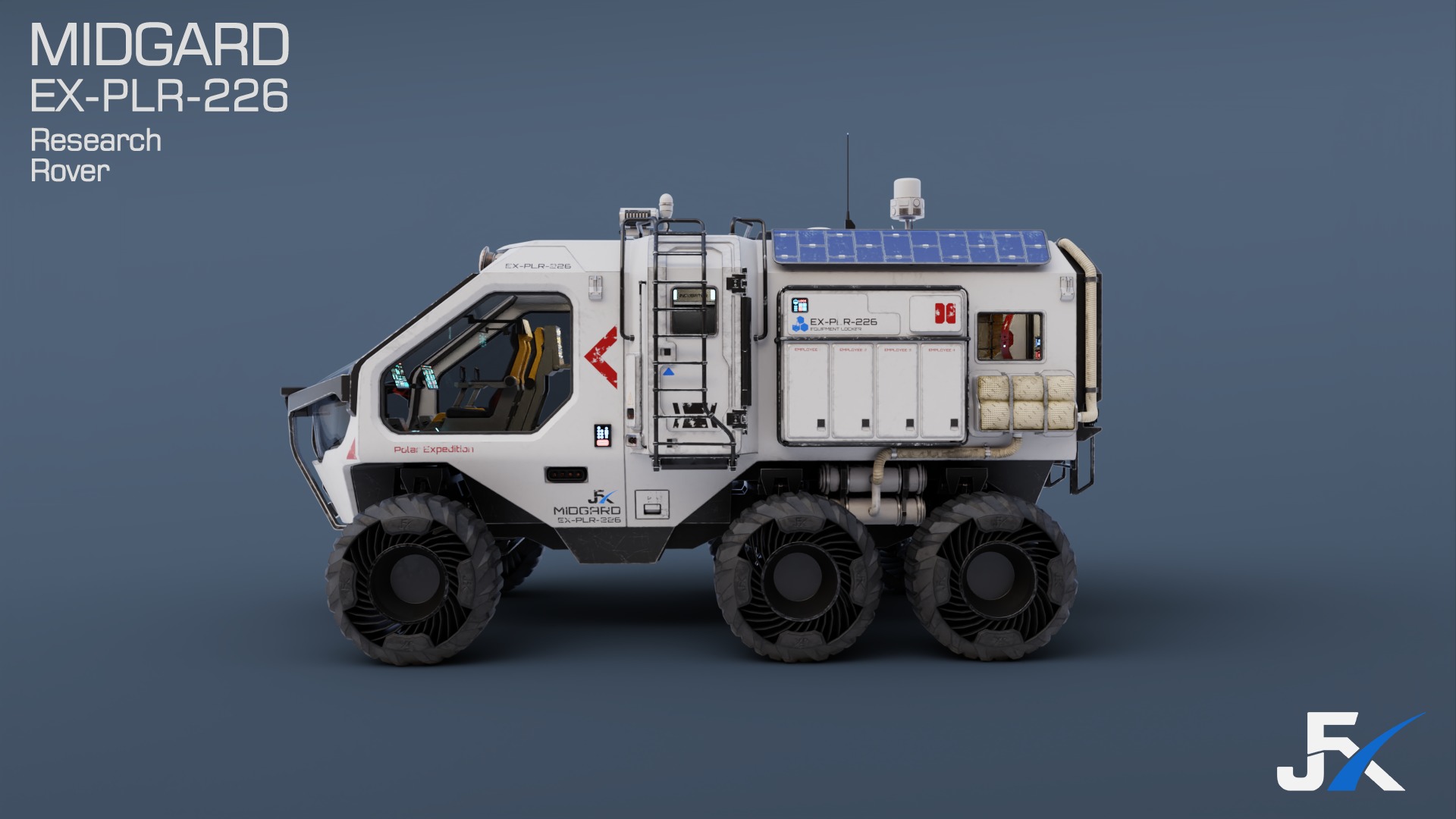 PBR-Unreal-Midgard Expedition Vehicle Rover Low-poly 3D model_19