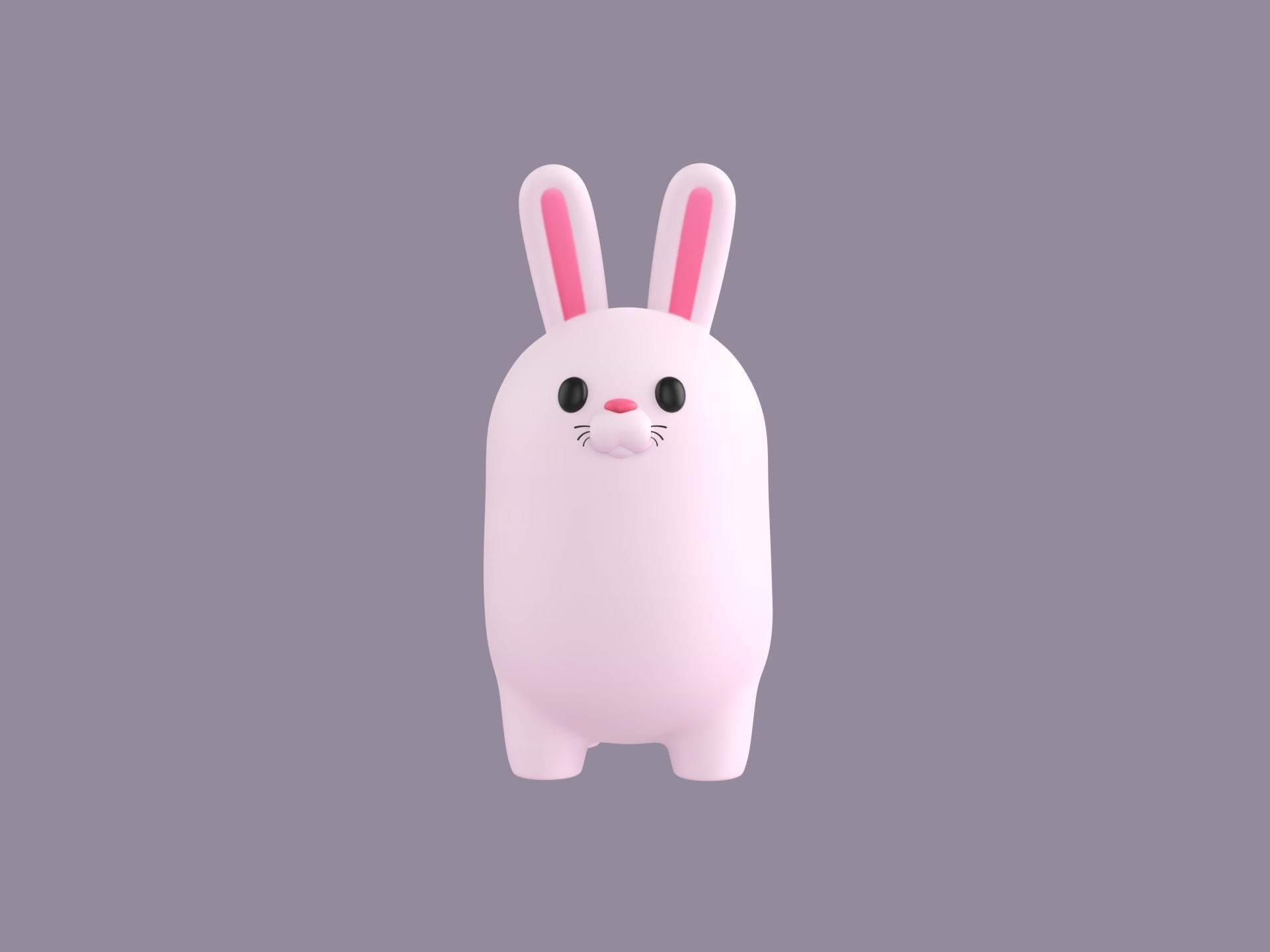 Bunny Character 3D model_1