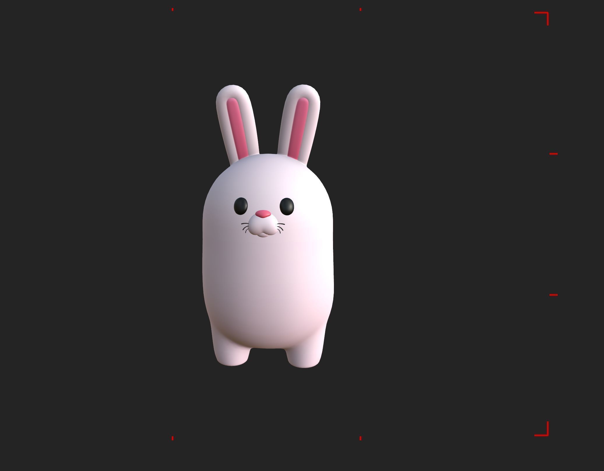 Bunny Character 3D model_11