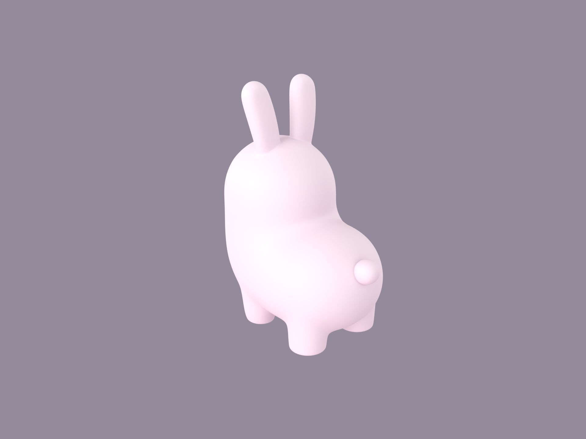Bunny Character 3D model_6