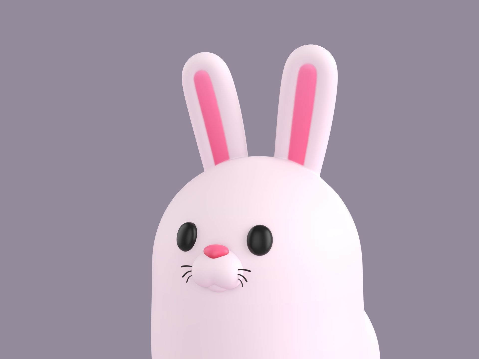 Bunny Character 3D model_9