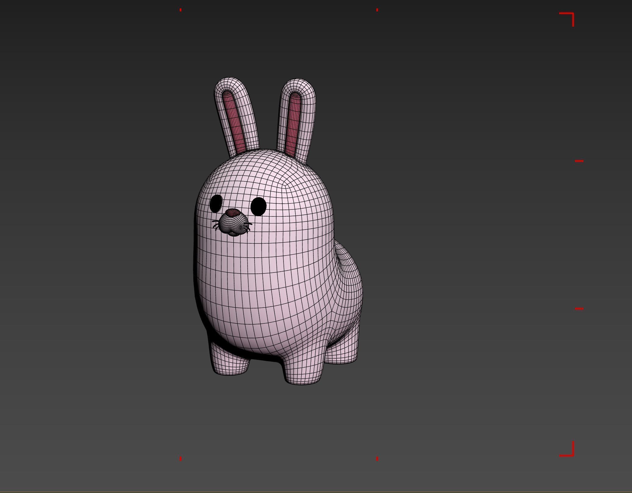Bunny Character 3D model_23