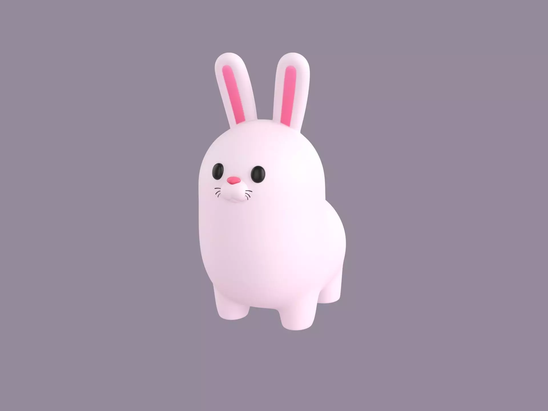 Bunny Character 3D model_0