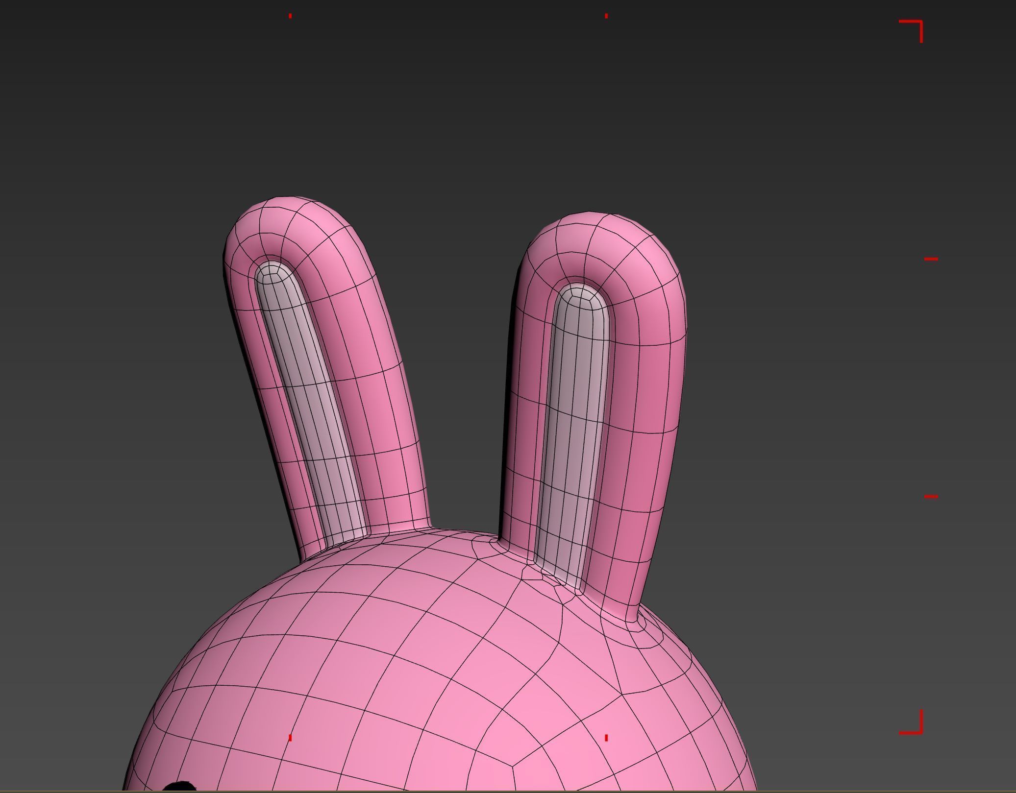 Pink Bunny Character 3D model_33