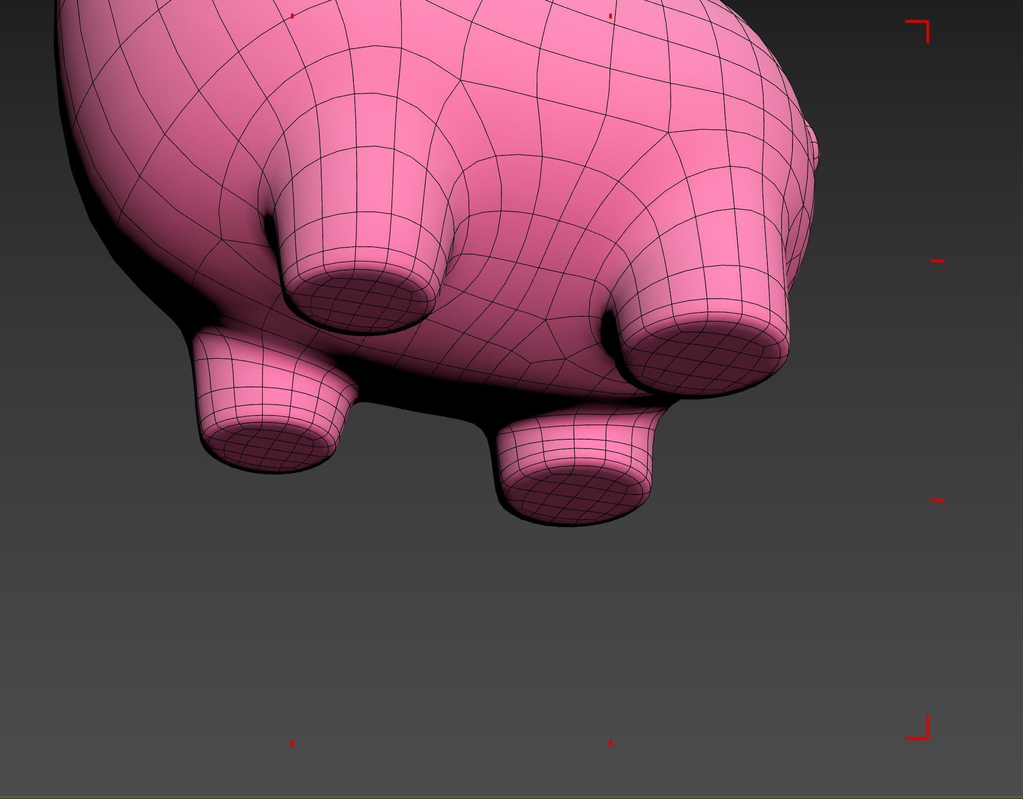 Pink Bunny Character 3D model_30