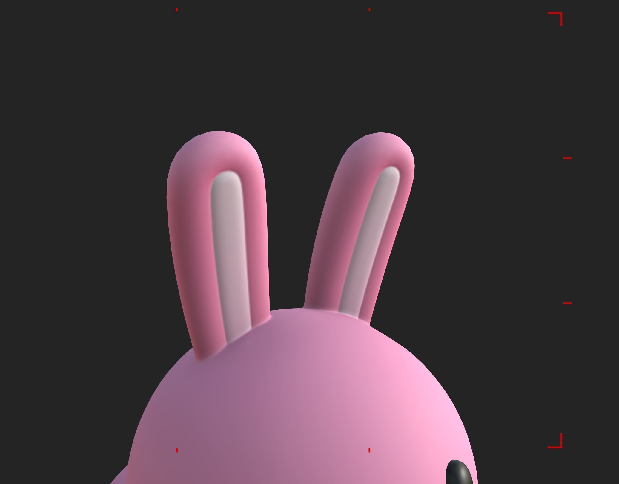 Pink Bunny Character 3D model_20