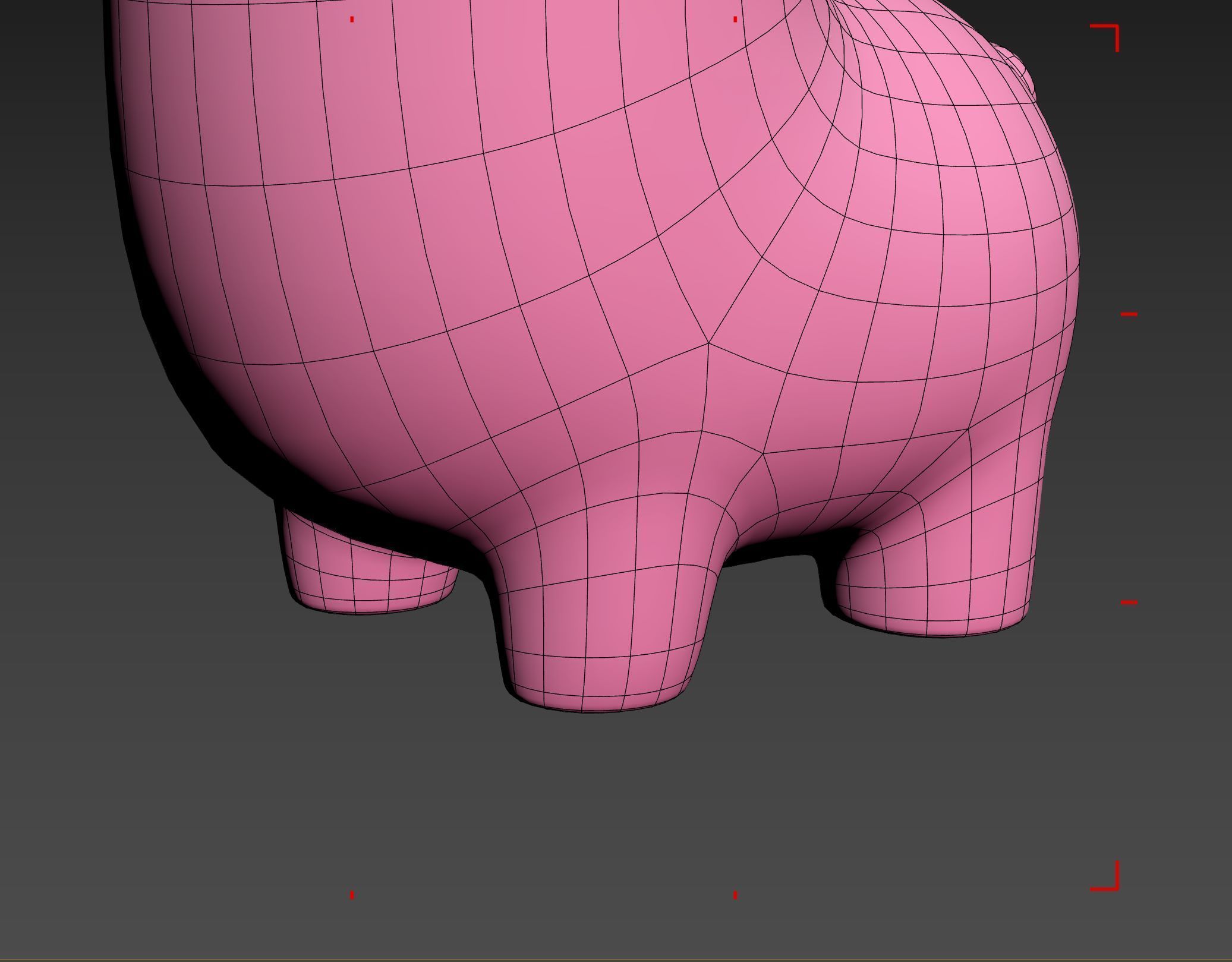 Pink Bunny Character 3D model_31
