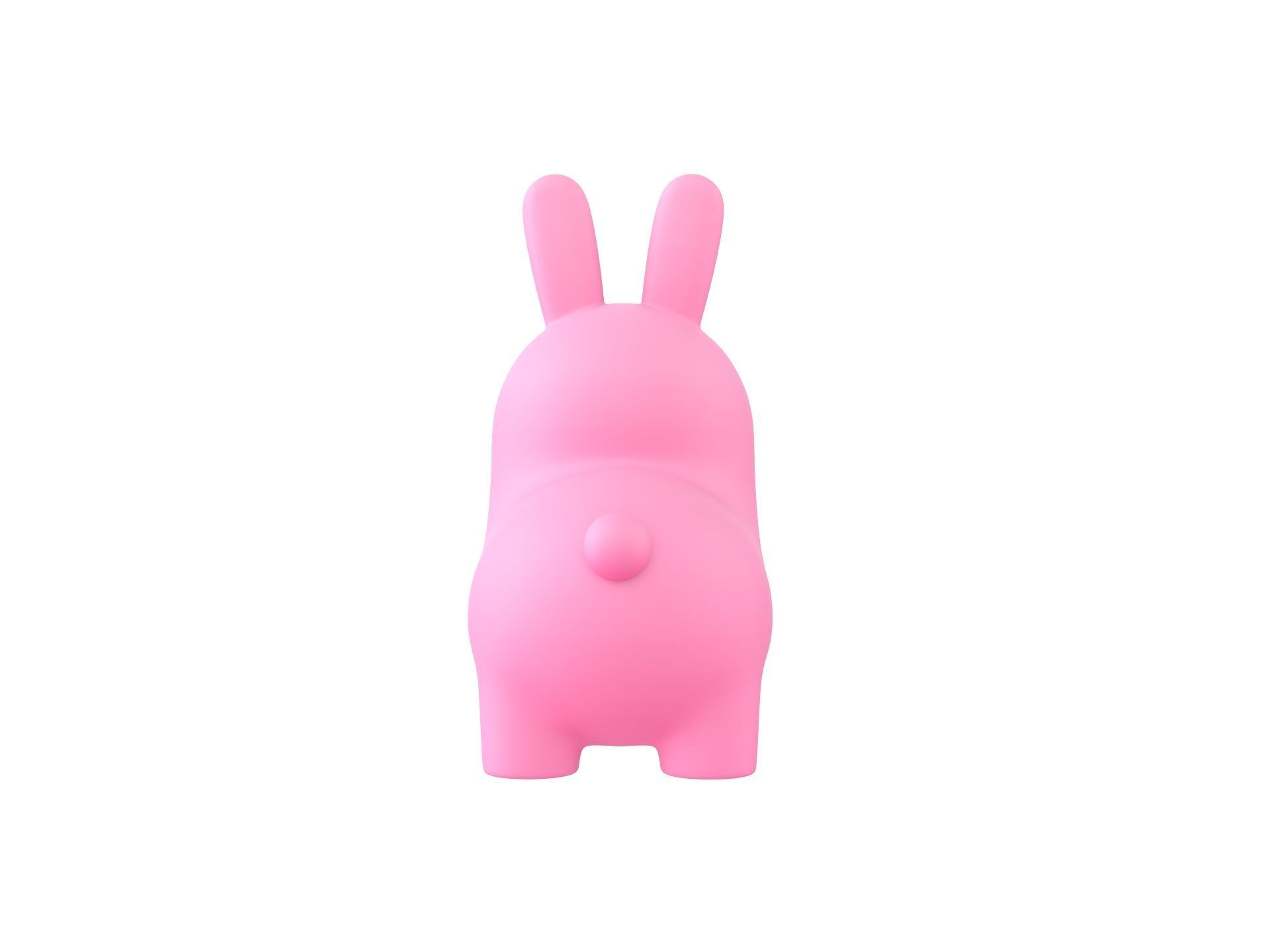 Pink Bunny Character 3D model_5