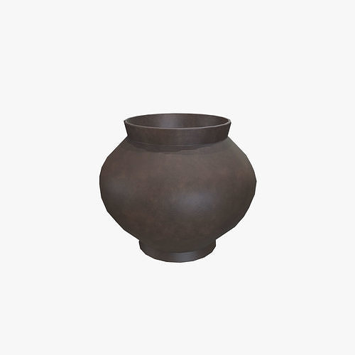Medieval Jar Low-poly 3D model