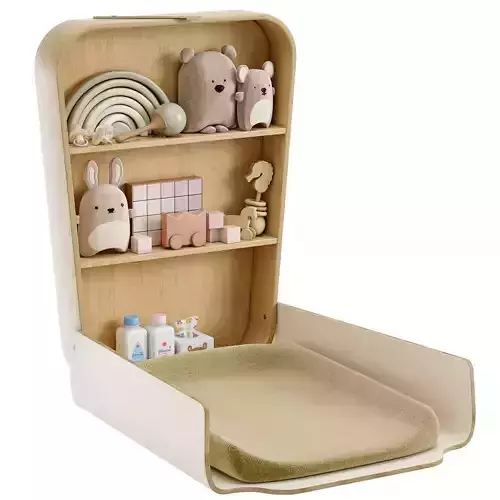 Noga Charlie Crane Wall Mounted Changing Table