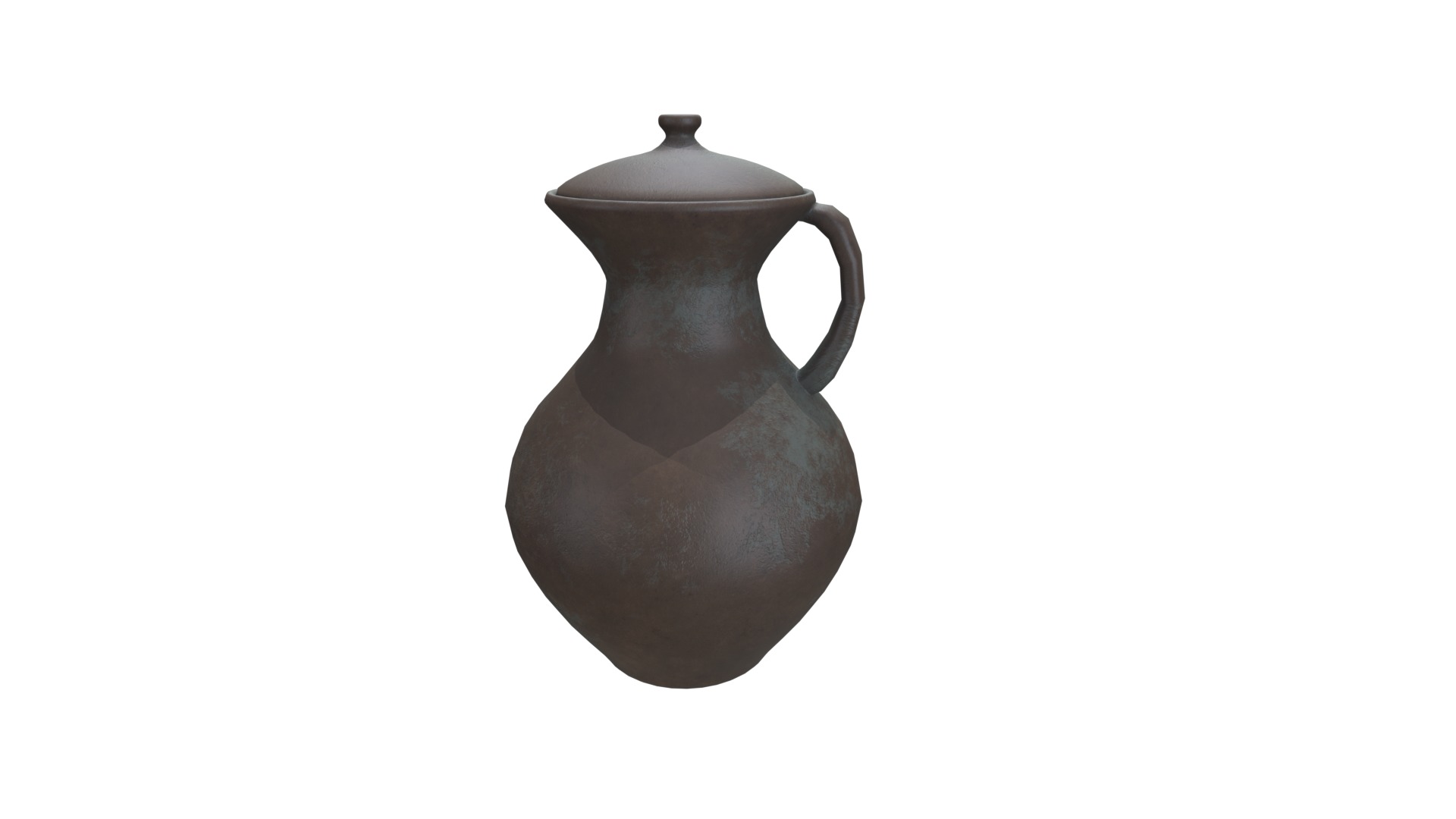 Medieval Jug V01 Low-poly 3D model_9