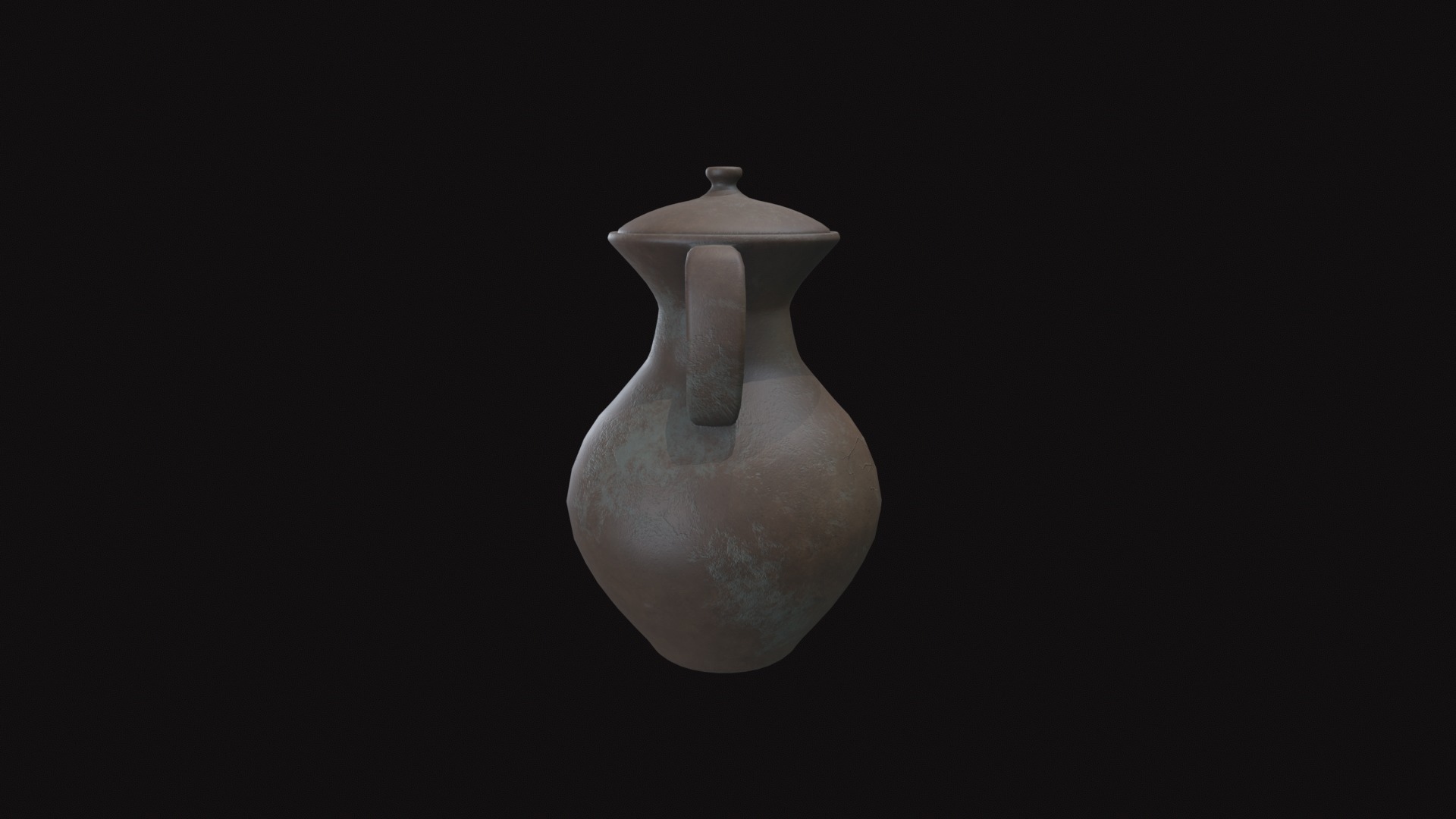Medieval Jug V01 Low-poly 3D model_5