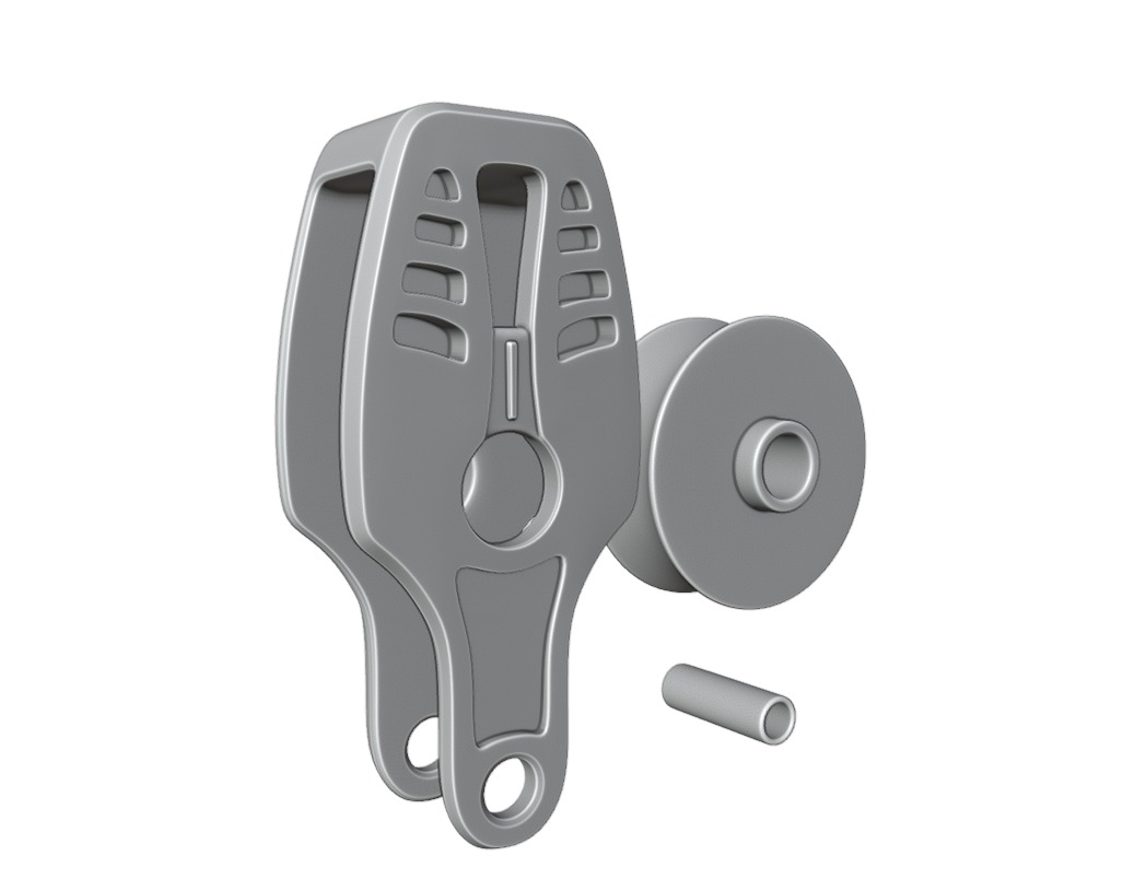 Rope Pulley 3D model_16