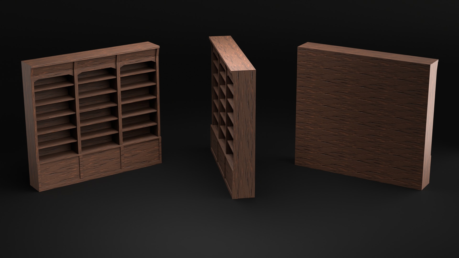 Magical and Wizard Classroom Furniture 3D model_8