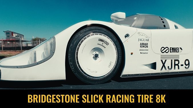 Bridgestone Slick Racing Tire  3D model