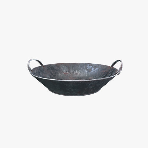 Medieval Pan  Low-poly 3D model