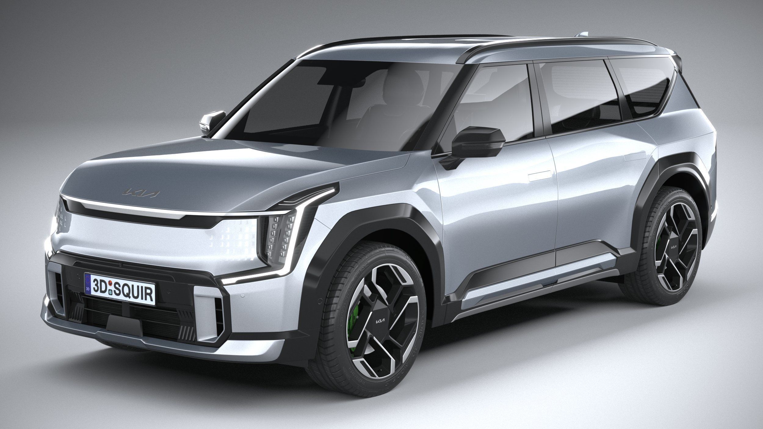 KIA EV9 GT 2026 3D model_1