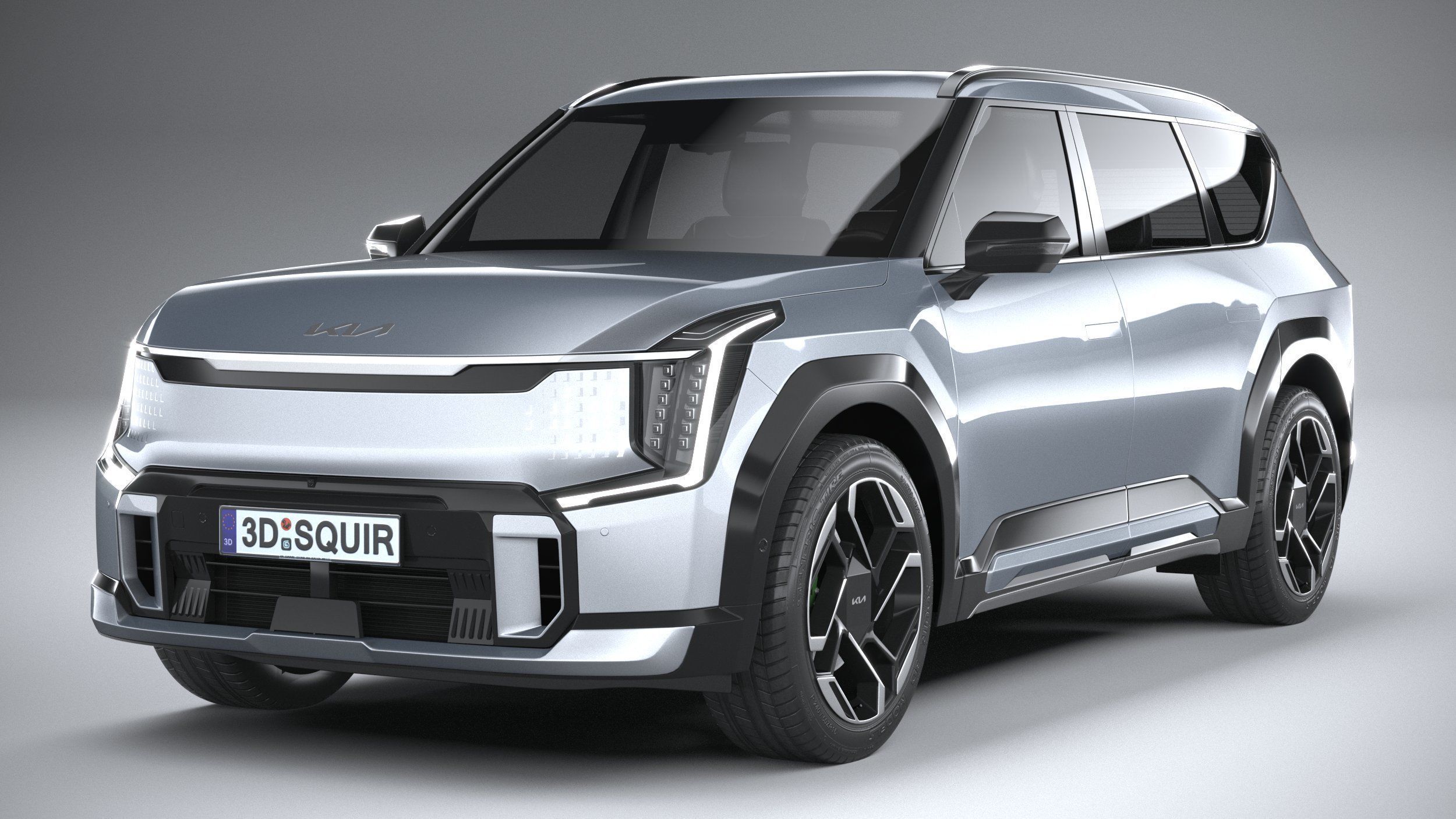 KIA EV9 GT 2026 3D model_2