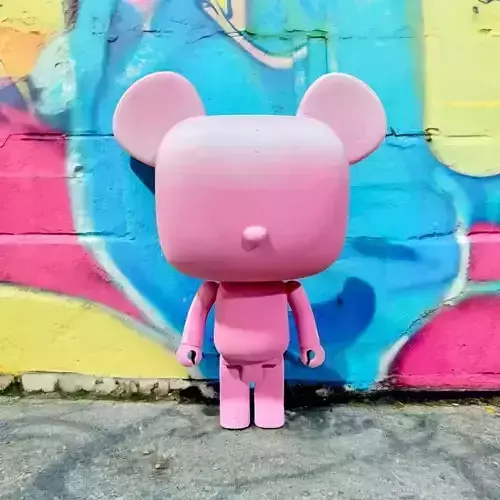 Funko pop bearbrick 3D print model