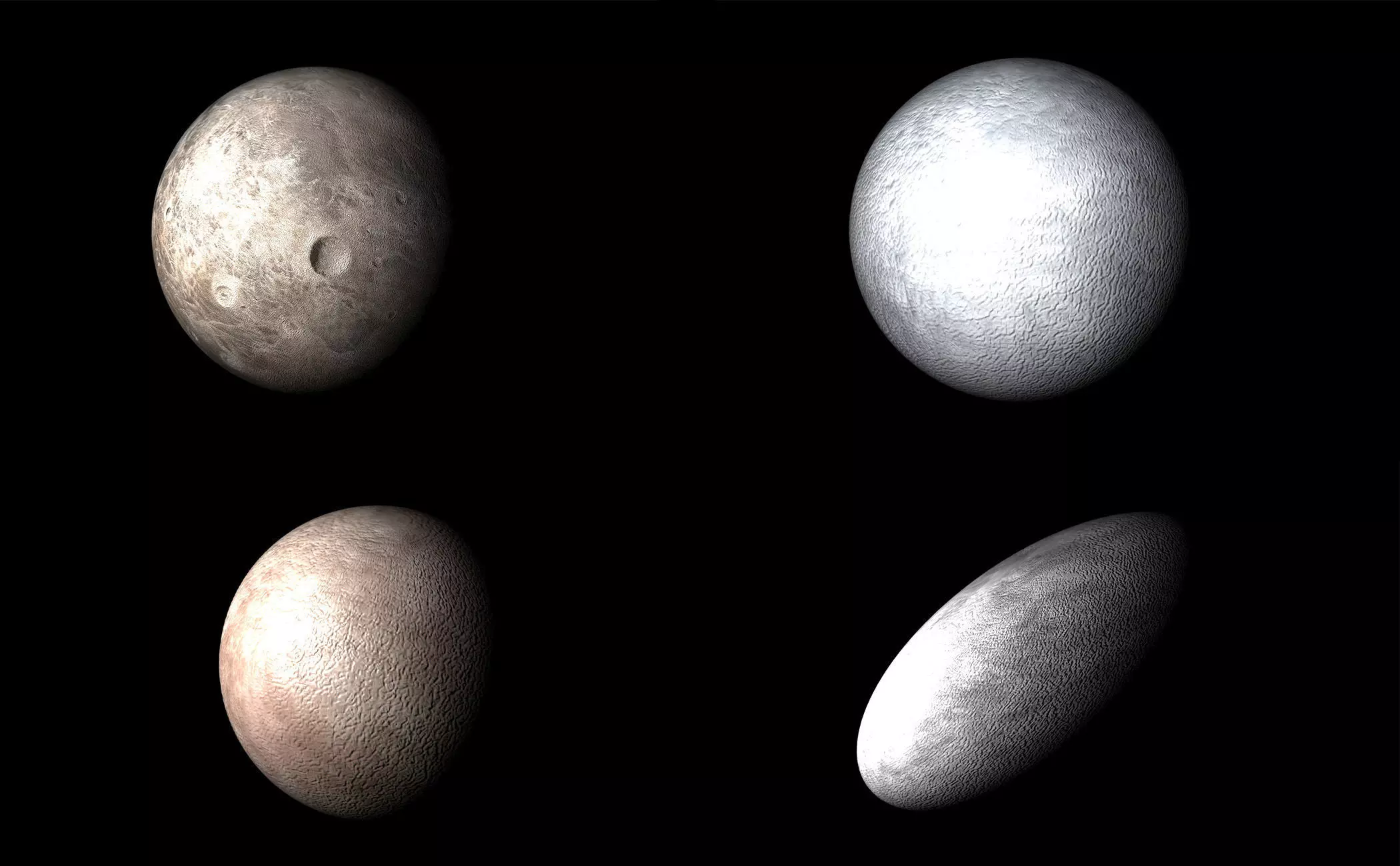 Dwarf Planets Collection 3D model_0