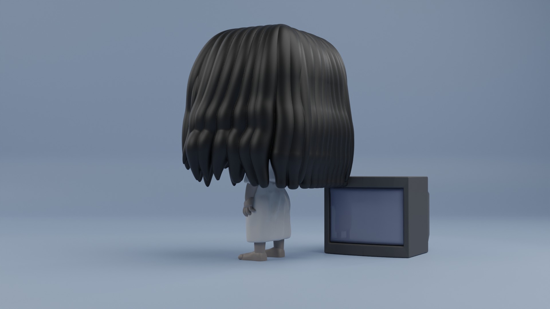 okarun turbo granny form funko pop from dandadan 3D print model_26