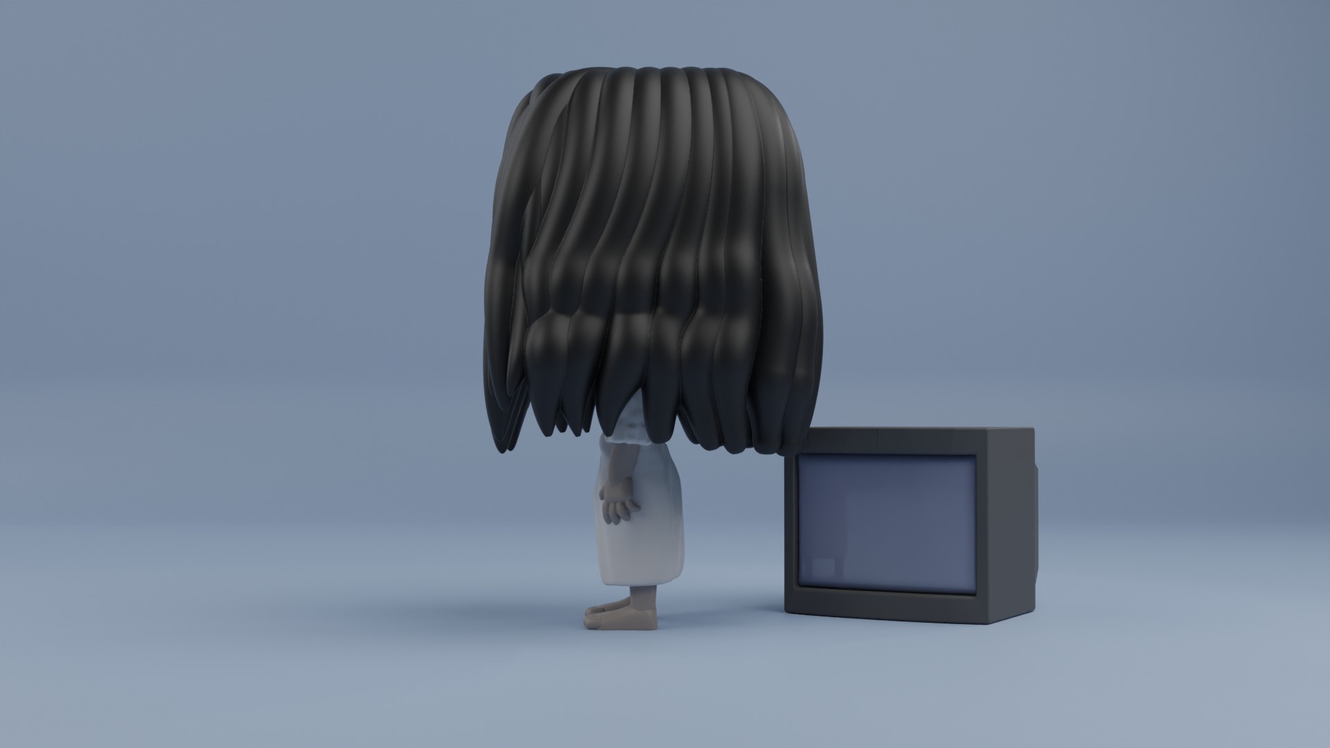 okarun turbo granny form funko pop from dandadan 3D print model_5