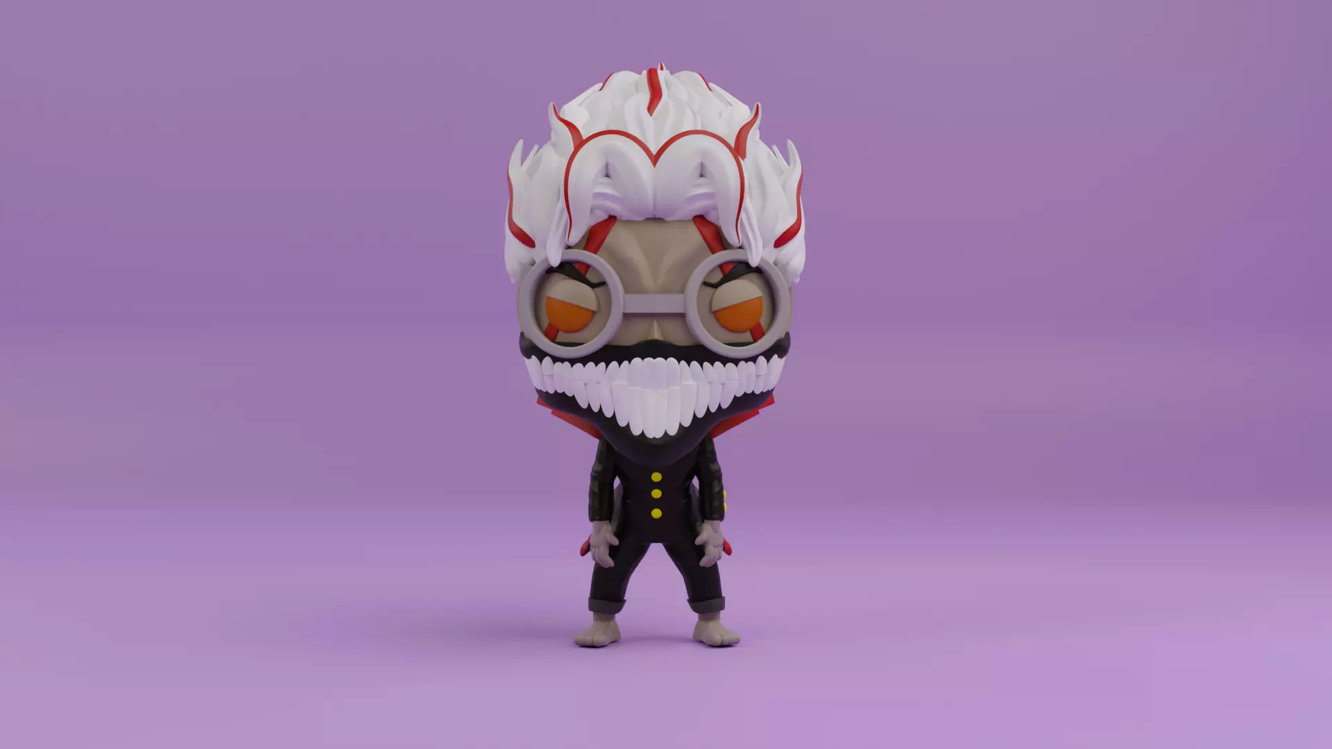 okarun turbo granny form funko pop from dandadan 3D print model_0