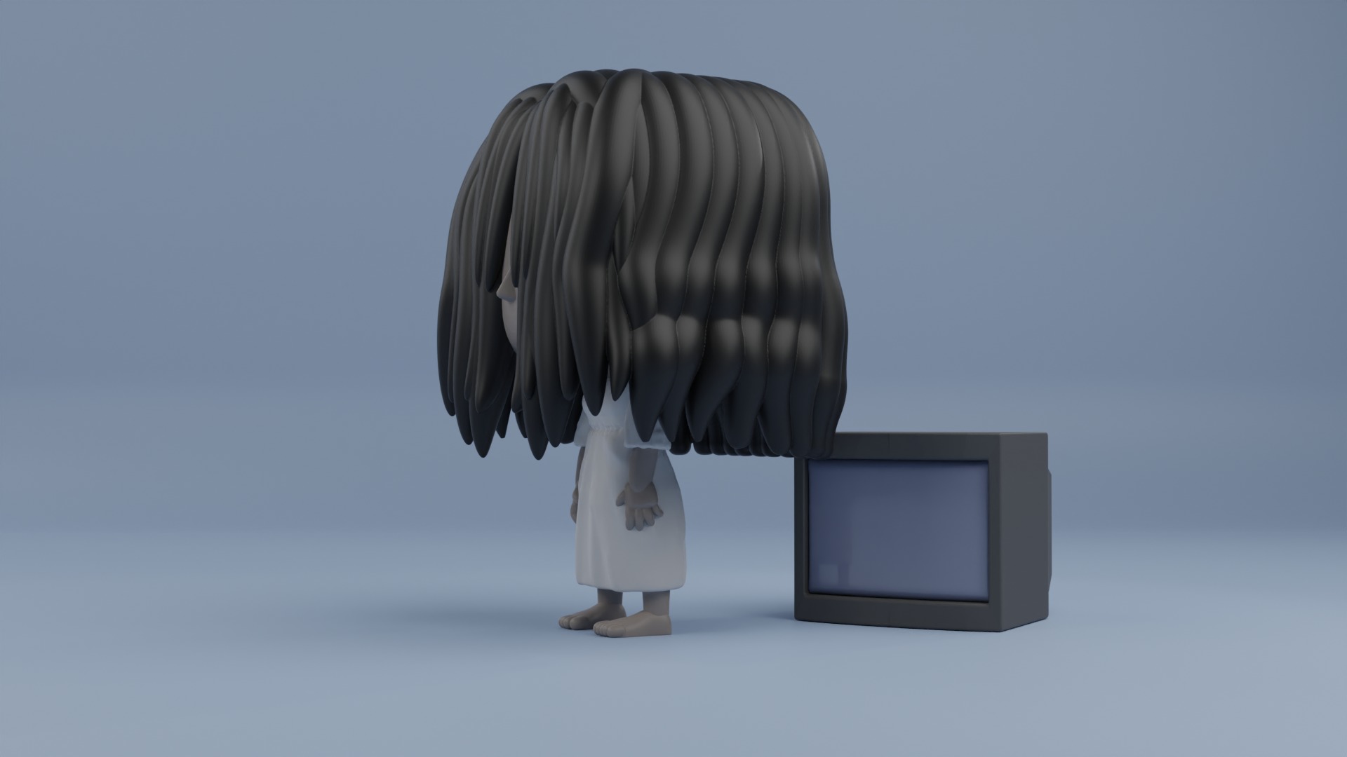 okarun turbo granny form funko pop from dandadan 3D print model_8