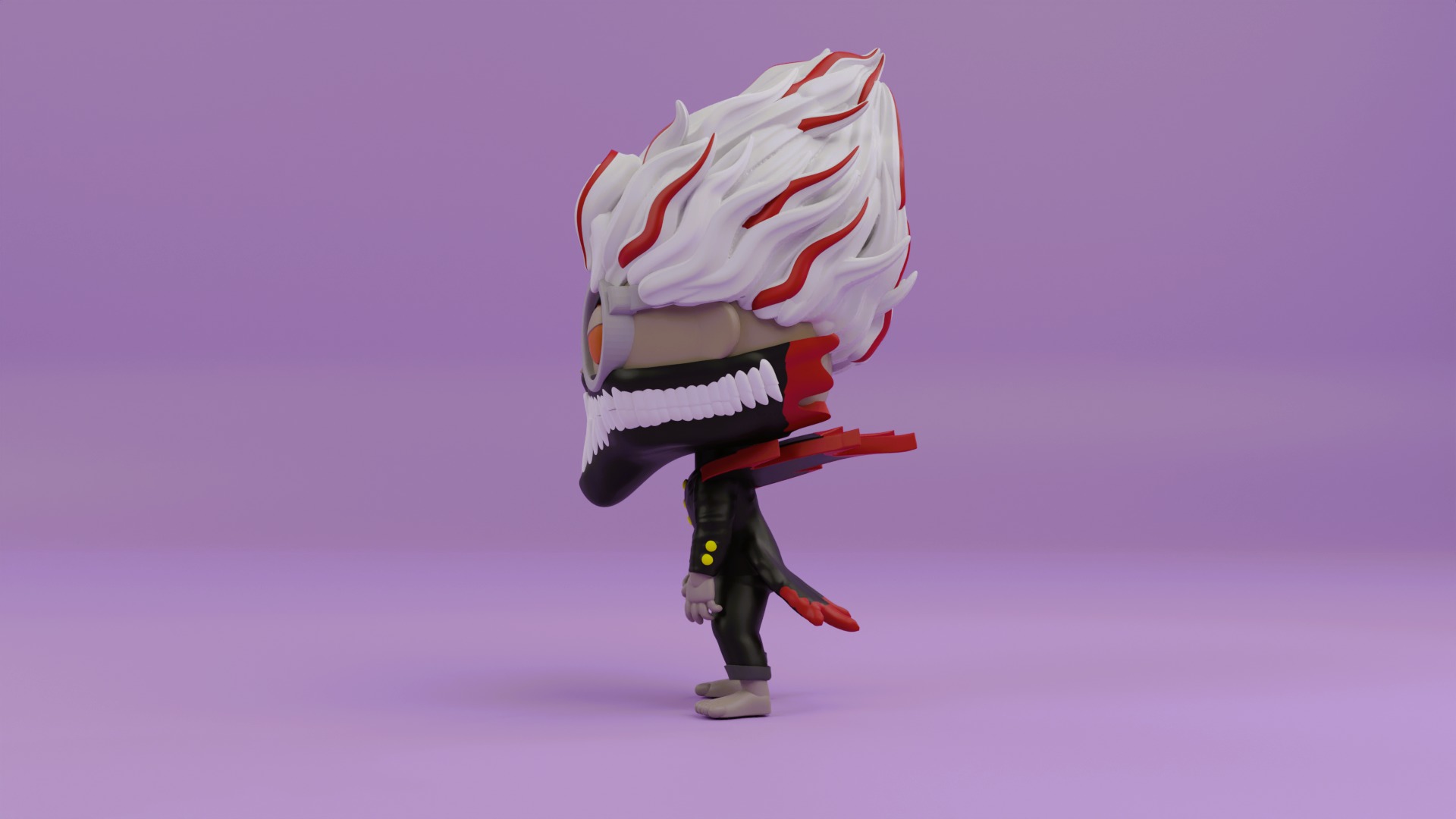okarun turbo granny form funko pop from dandadan 3D print model_1