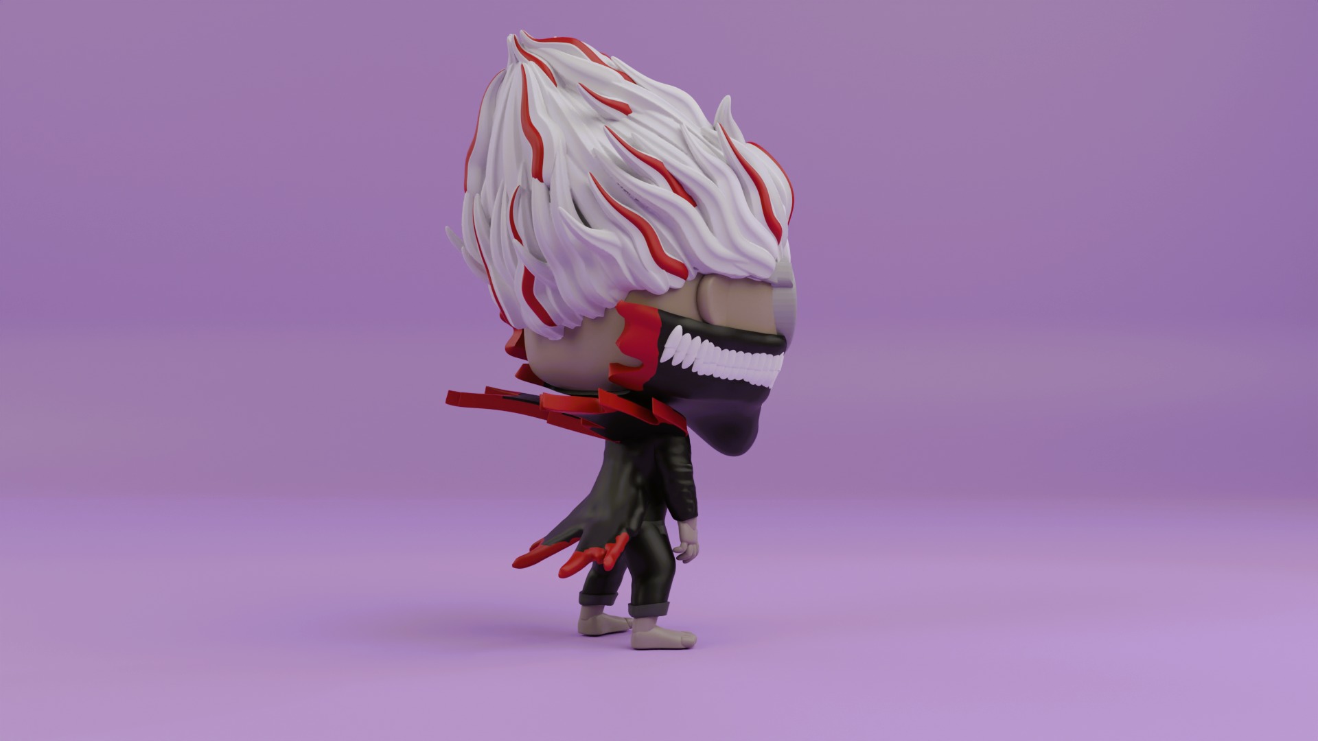 okarun turbo granny form funko pop from dandadan 3D print model_13