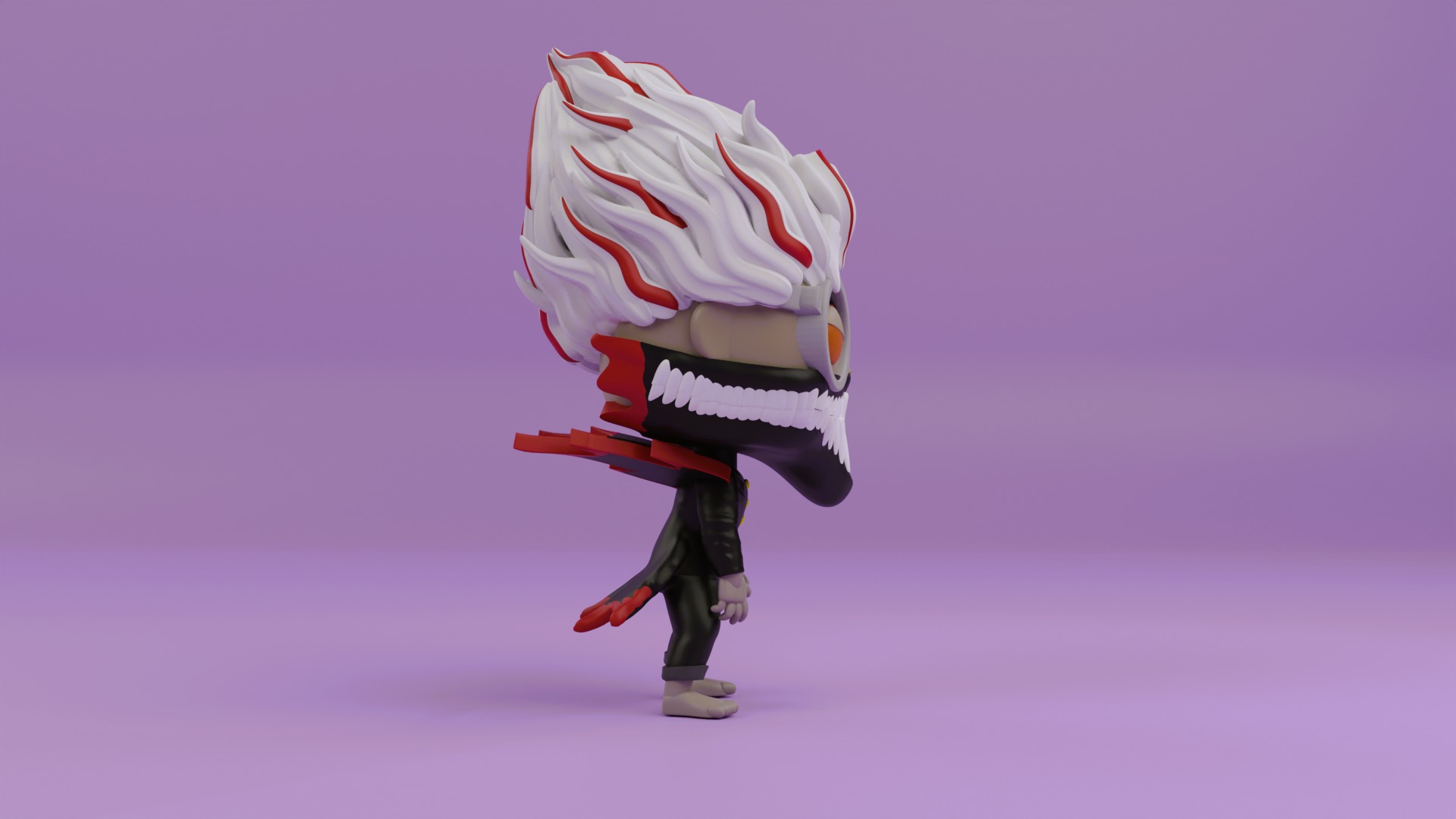 okarun turbo granny form funko pop from dandadan 3D print model_9