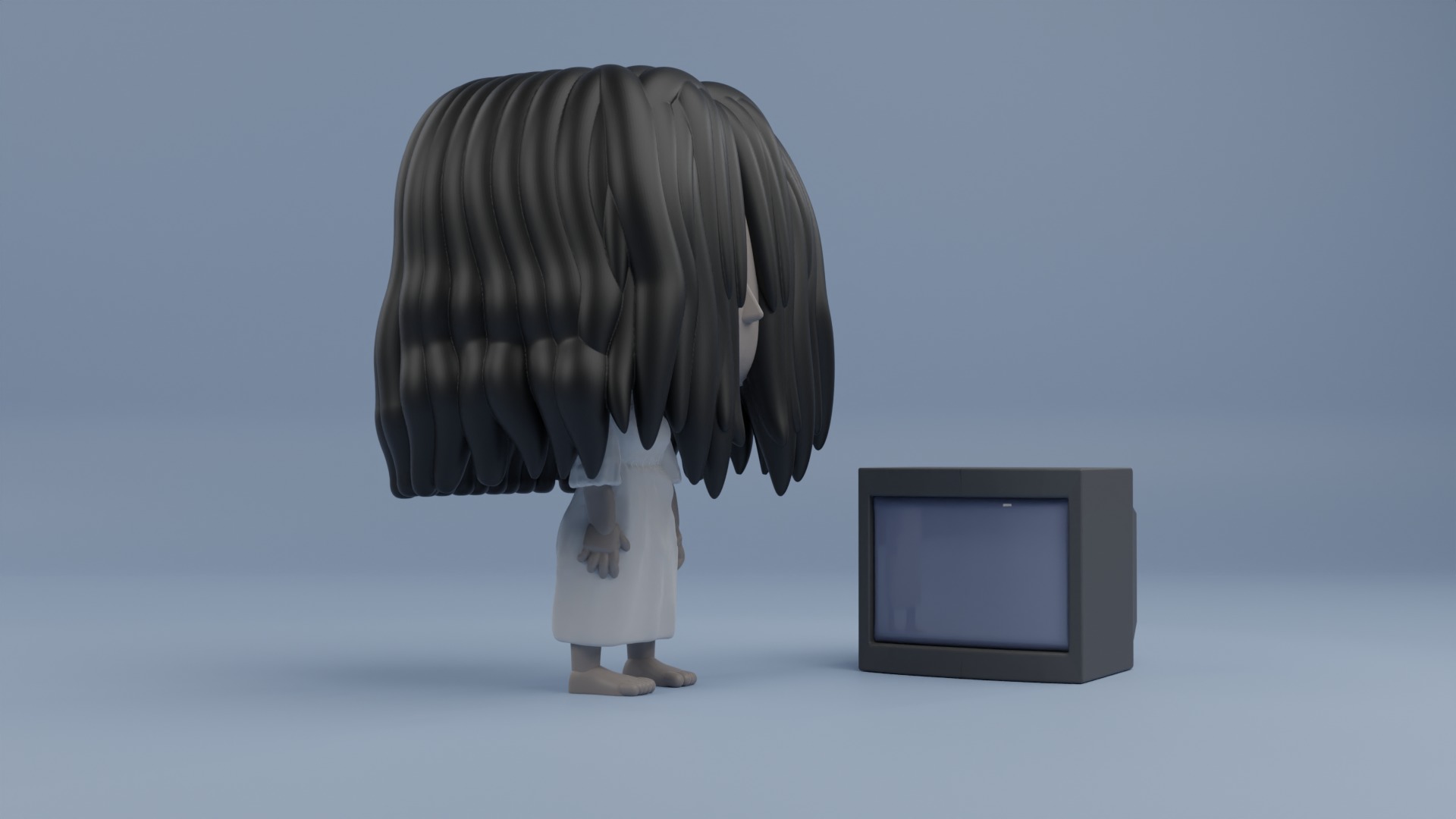 okarun turbo granny form funko pop from dandadan 3D print model_17