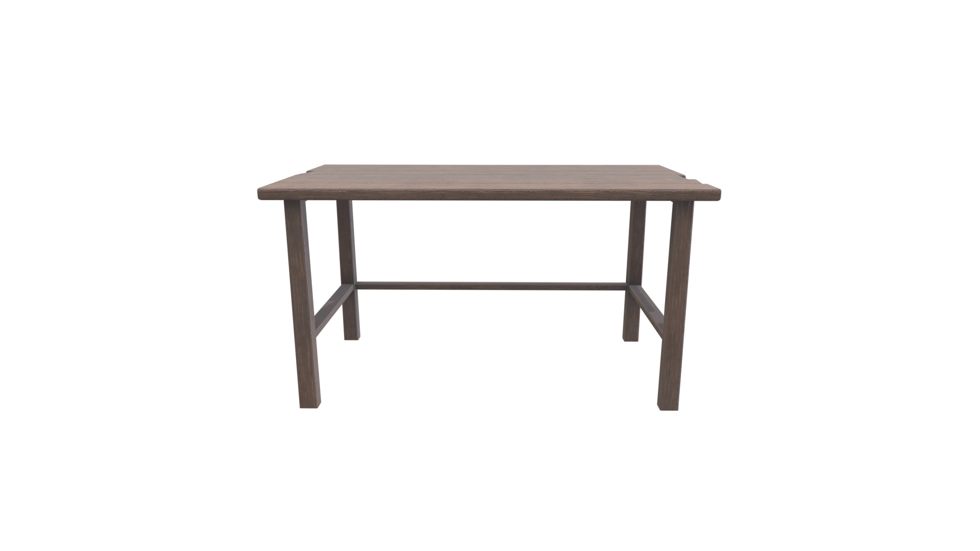 Medieval Table V01 Low-poly 3D model_9