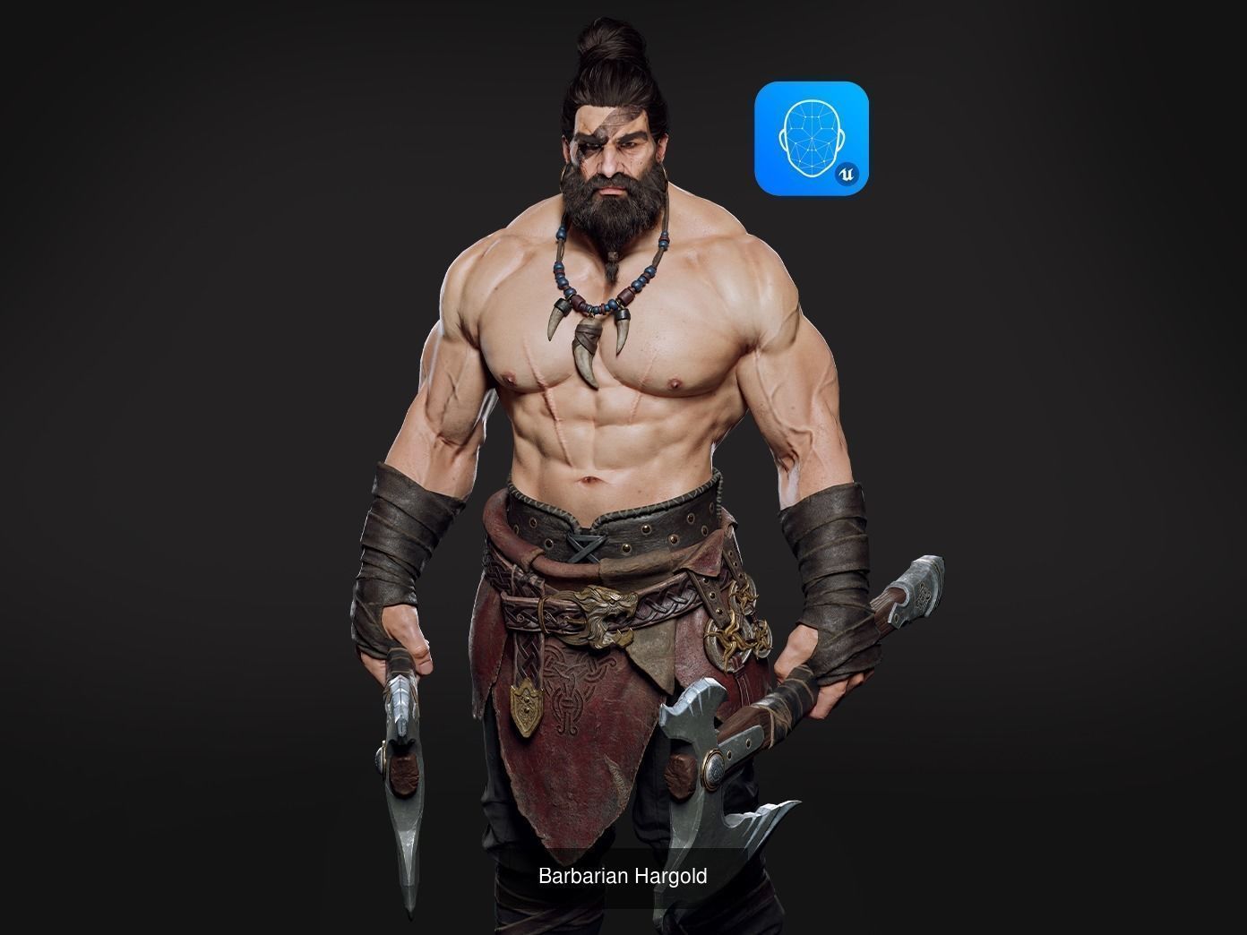 Viking Warriors Collection - 3 Unique Character Models Pack _7