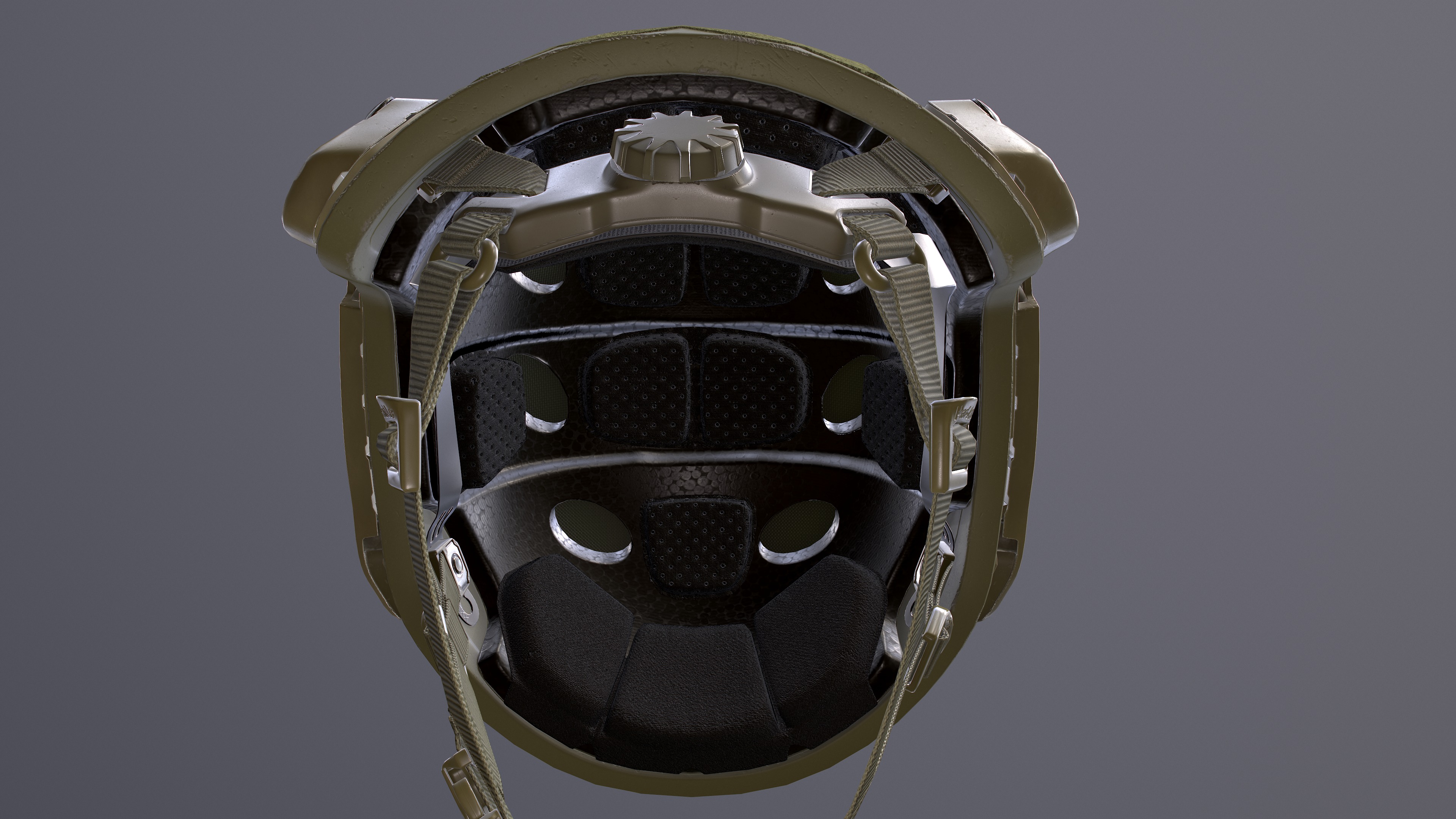 FAST Helmet and AMP Headset Low-poly 3D model_16