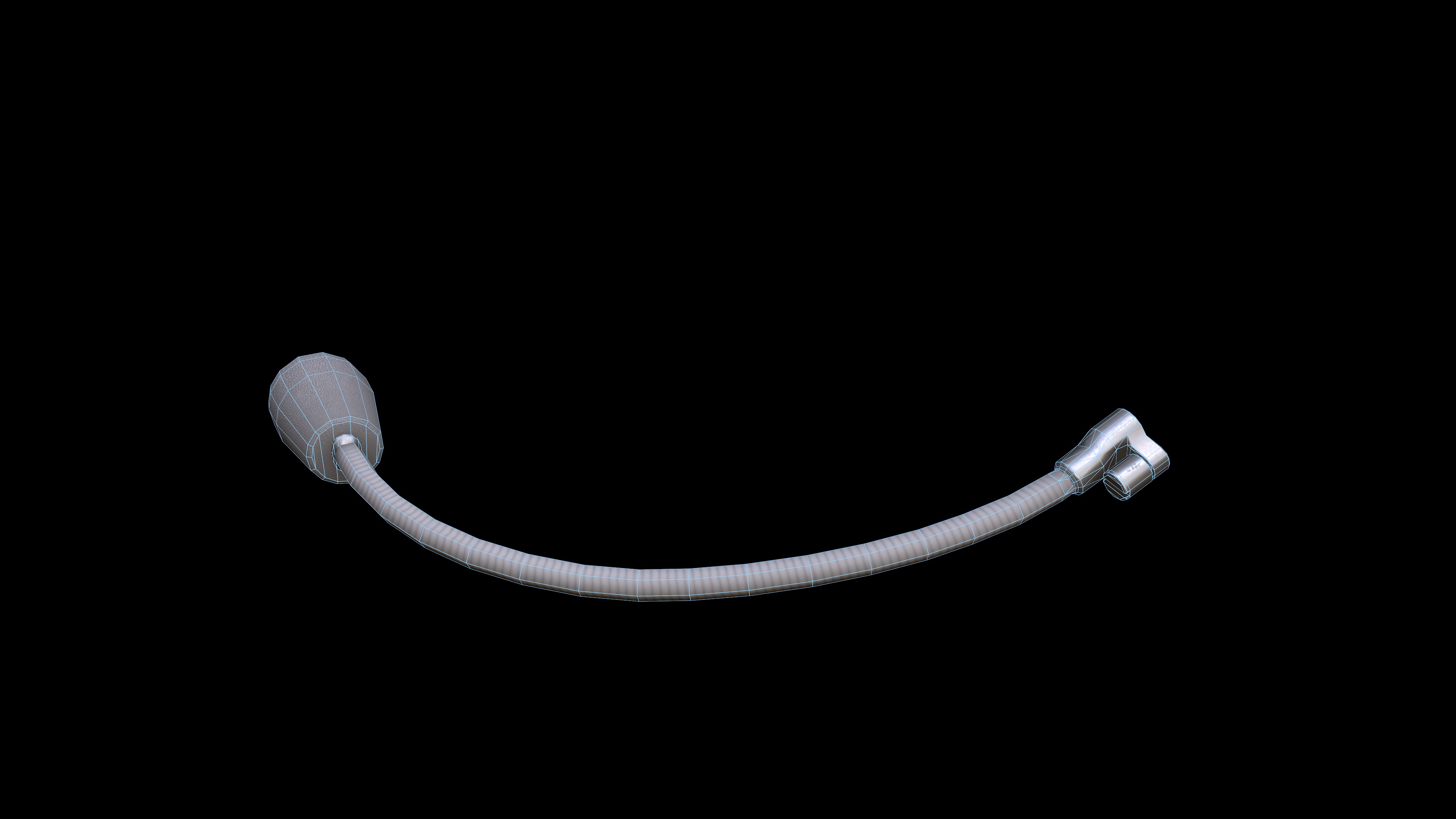 FAST Helmet and AMP Headset Low-poly 3D model_53