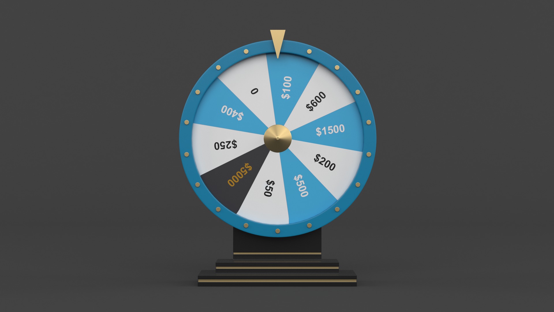 Wheel of Fortune 3D model_1