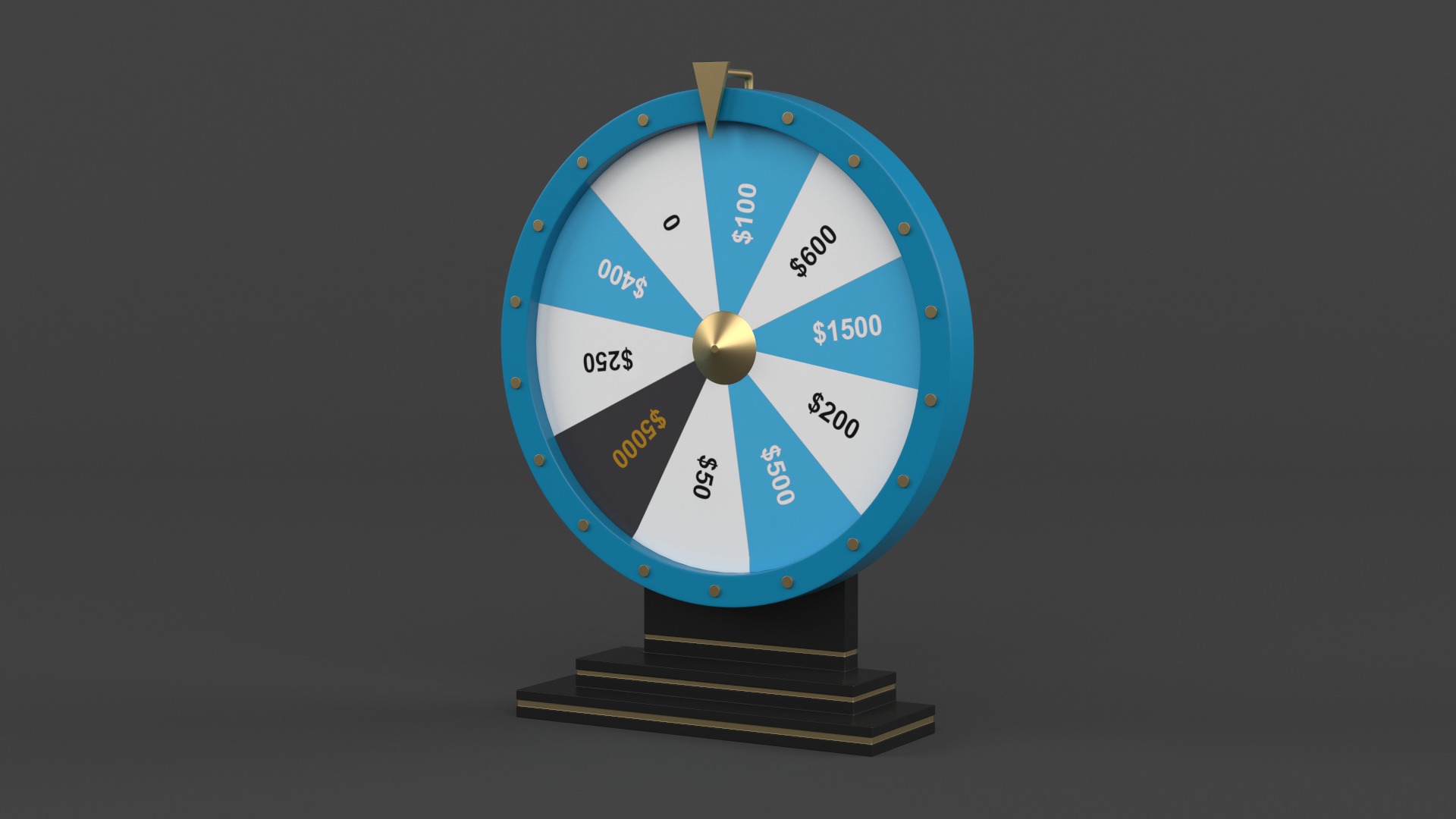 Wheel of Fortune 3D model_2
