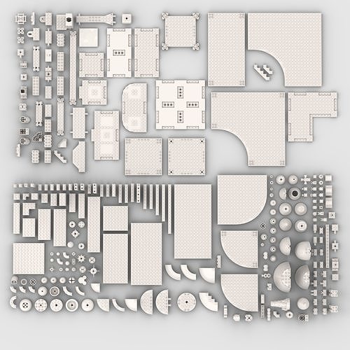 PixelBricks3D - LEGO Bricks Pack 3D print model